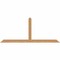 Ekena Millwork Portland Timber Gable Bracket, Western Red Cedar, 72"W x 30"H x 1 1/2"D x 3 1/2"F, 10/12 Pitch GBW072X30X0204POR00SWR - alternate 1